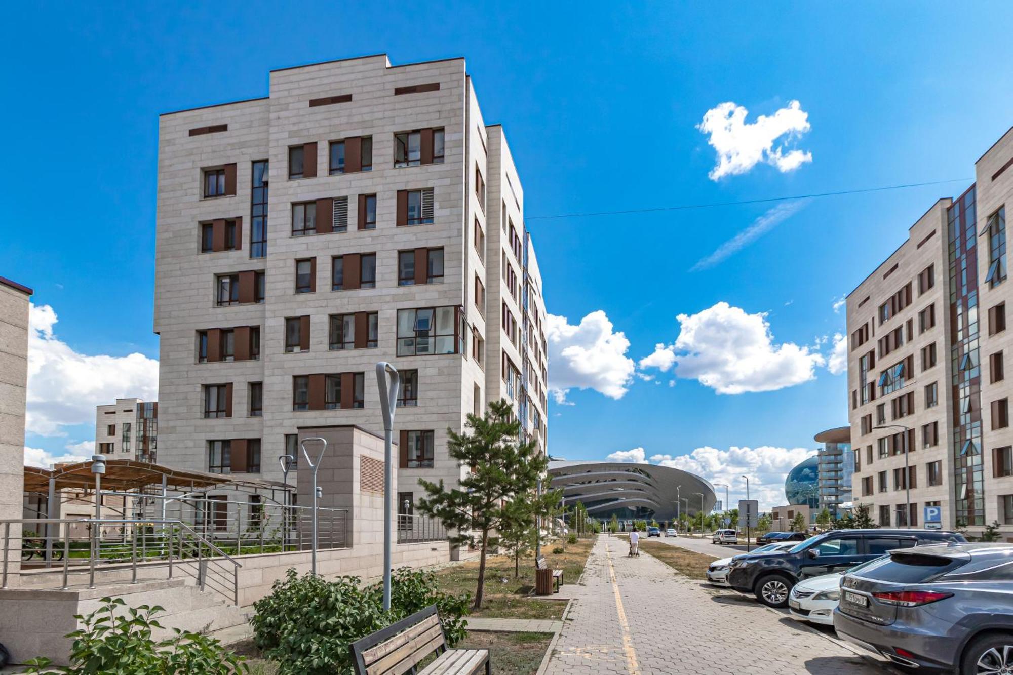 Стильные Апарты В Жк Expo Residense Astana Exterior foto